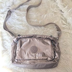Kipling crossbody bag metallic gold